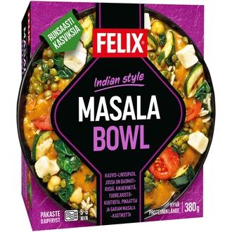 Felix Indian style masala bowl pakasteateria 380g kalorit ja ravintosisältö