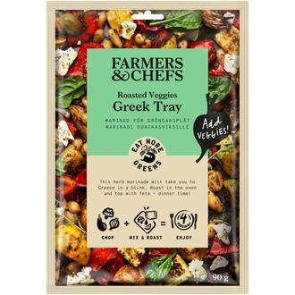 Farmers & Chefs marinadi uunikasviksille 90g kalorit ja ravintosisältö