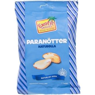 Exotic Snacks Parapähkinä Naturel 140G kalorit ja ravintosisältö - 680 kcal