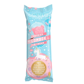 Lohilo jäätelö Cookie's and Cream 72g kalorit ja ravintosisältö - 236 kcal