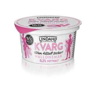 Lindahls rahka vadelma 150g kalorit ja ravintosisältö - 57 kcal