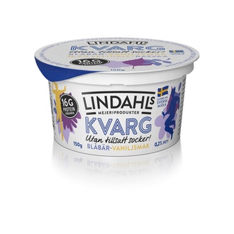 Lindahls mustikka-vaniljarahka 150g kalorit ja ravintosisältö