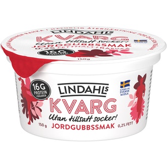 Lindahls rahka 150g mansikka kalorit ja ravintosisältö - 60 kcal