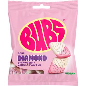 BUBS Strawberry Vanilla DIAMOND makeinen 155g kalorit ja ravintosisältö