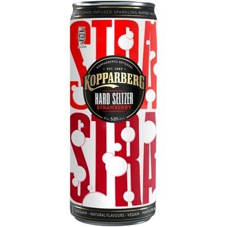 Kopparberg Hard Seltzer Strawberry 5% 33Cl Alkojuomasekoite kalorit ja ravintosisältö