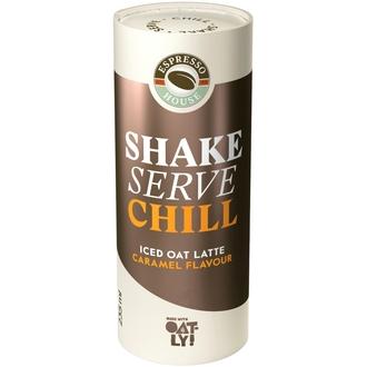 Oatly Kahvijuoma Latte Caramel-makuinen 235 ml kalorit ja ravintosisältö