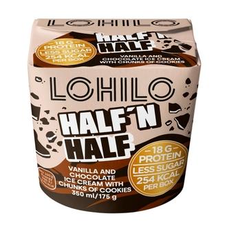 Lohilo Half n' Half proteiinijäätelö 350ml kalorit ja ravintosisältö