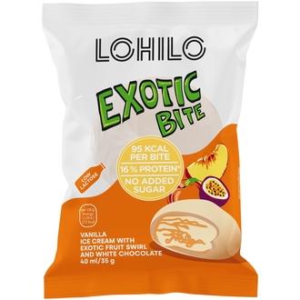 LOHILO Exotic Bite jäätelö 35g kalorit ja ravintosisältö