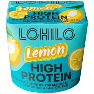 Lohilo Lemon proteiinijäätelö 350ml kalorit ja ravintosisältö