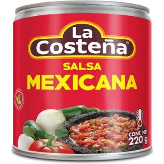La Costeña 220g meksikolainen salsakastike casera kalorit ja ravintosisältö