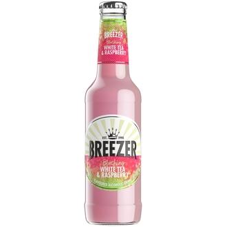 Breezer White Tea & Raspberry juomasekoitus 4 % lasipullo 0,275 L kalorit ja ravintosisältö