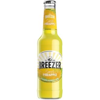 Breezer Pineapple juomasekoitus 4 % lasipullo 0,275 L kalorit ja ravintosisältö