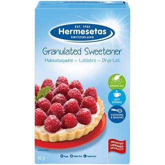 Hermesetas makeutusjauhe 90g kalorit ja ravintosisältö