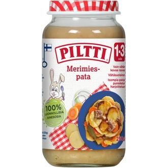 Piltti Taapero 250g Merimiespata lastenateria 1-3v kalorit ja ravintosisältö