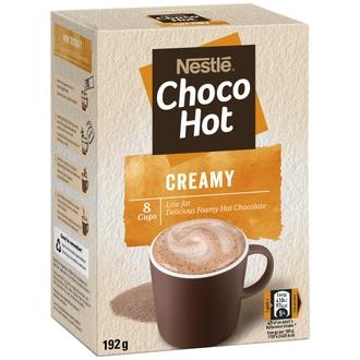 Nestlé 8kpl/192g Choco Hot Creamy maitokaakaojuomajauhe annospussi kalorit ja ravintosisältö