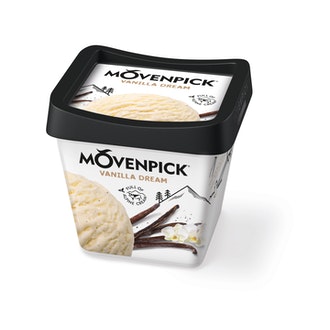 Mövenpick 250g/500ml Vanilla Dream kermajäätelö kalorit ja ravintosisältö