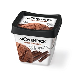 Mövenpick 283g/500ml Swiss Chocolate kermajäätelö kalorit ja ravintosisältö