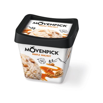 Mövenpick 289g/500ml Maple Walnut kermajäätelö kalorit ja ravintosisältö