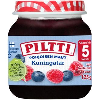 Piltti Pohjoisen Maut 125G Kuningatar Marjasose 5Kk kalorit ja ravintosisältö