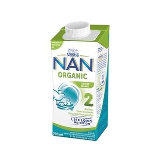 Nestlé Nan 200Ml Organic 2 Maitopohjainen Käyttövalmis Luomu Vieroitusvalmiste kalorit ja ravintosisältö