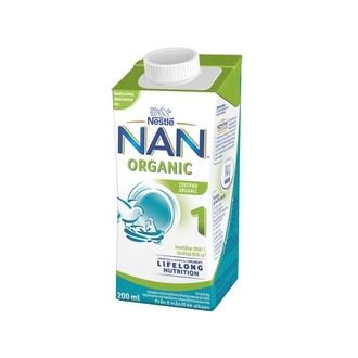 Nestlé Nan 200Ml Organic 1 Mjölkbaserad Drickfärdig Ekologisk Modersmjölkersättning kalorit ja ravintosisältö