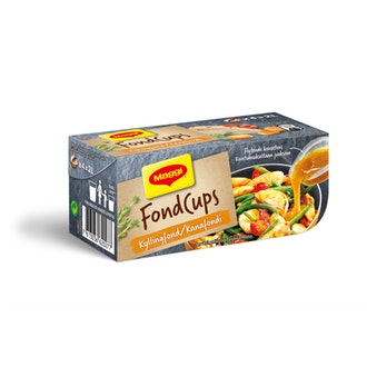Maggi Fond Cups 4x24g Kanafondi kalorit ja ravintosisältö