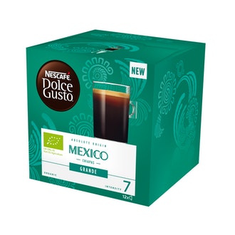 Dolce Gusto 12kaps Grande Mexico luomu kalorit ja ravintosisältö