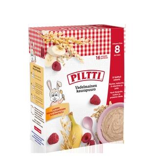 Piltti 2X240g Vadelmainen Kaurapuurojauhe 8Kk kalorit ja ravintosisältö - 431 kcal