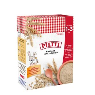 Piltti 2X240g Rukiinen Täysjyväpuurojauhe 1-3V kalorit ja ravintosisältö