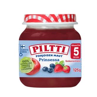 Piltti Pohjoisen Maut 125G Prinsessa Marjasose 5Kk kalorit ja ravintosisältö - 47 kcal