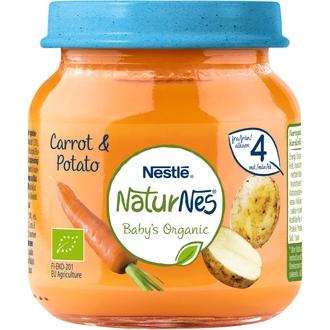 Nestlé Naturnes 125G Luomu Porkkana-Perunasose Lastenateria 4Kk kalorit ja ravintosisältö - 46 kcal