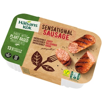 Hälsans Kök Incredible sausage 180g pakaste kalorit ja ravintosisältö