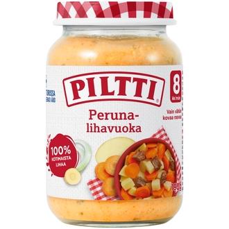 Piltti 190G Peruna-Lihavuoka Lastenateria 8Kk kalorit ja ravintosisältö