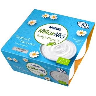 Naturnes Luomu Luonnonjogurtti 4X90g 10Kk kalorit ja ravintosisältö