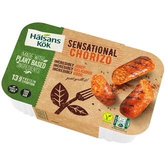 Hälsans Kök Incredible chorizo 180g pakaste kalorit ja ravintosisältö