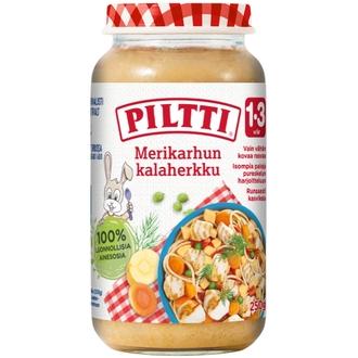 Piltti 250G Merikarhun Kalaherkku Lastenateria 1-3V kalorit ja ravintosisältö