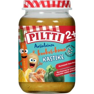 Piltti 190G Aasialainen Kookos-Kanakastike 24Kk kalorit ja ravintosisältö