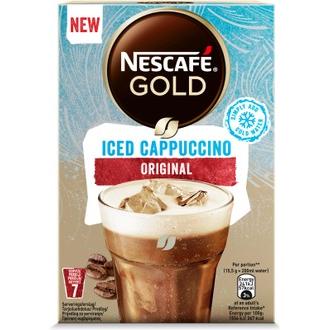 Nescafe Gold Iced Cappuccino erikoispikakahvi 7 kpl kalorit ja ravintosisältö - 367 kcal