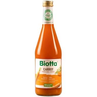 Biotta Porkkanatäysmehu 500ml luomu kalorit ja ravintosisältö - 28 kcal