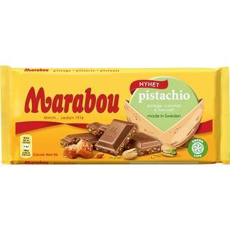 Marabou Pistachio caramel & sea salt suklaalevy 185g kalorit ja ravintosisältö
