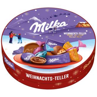 Milka Xmas Family box konvehti 195g kalorit ja ravintosisältö - 551 kcal