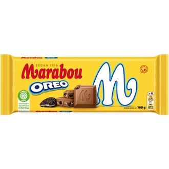 Marabou Oreo Suklaalevy 160g kalorit ja ravintosisältö - 538 kcal