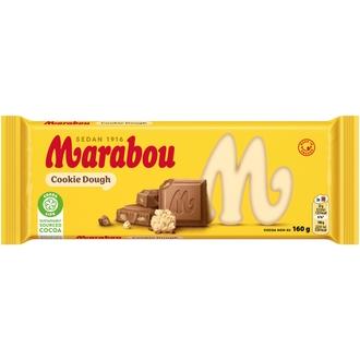 Marabou Cookie Dough suklaalevy 160g kalorit ja ravintosisältö