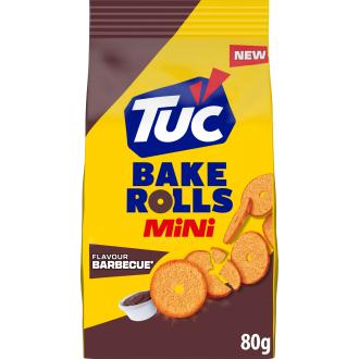 TUC Bake Rolls Mini 80g barbecue leipälastu kalorit ja ravintosisältö - 442 kcal