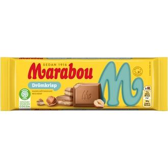Marabou Drömkrisp 100g suklaalevy kalorit ja ravintosisältö - 563 kcal