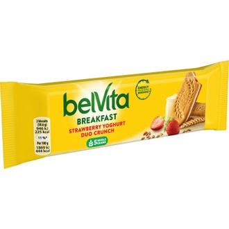 Belvita Strawberry Yogurt Duo Crunch In Between Meals Biscuits 50,6G kalorit ja ravintosisältö
