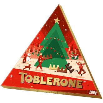 Toblerone Suklaakalenteri 200g kalorit ja ravintosisältö - 527 kcal