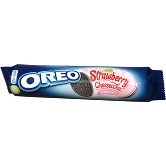 Oreo täytekeksi 154g strawberry cheesecake kalorit ja ravintosisältö