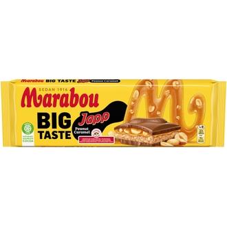 Marabou BigTaste Japp Peanut Caramel suklaalevy 276g kalorit ja ravintosisältö - 546 kcal