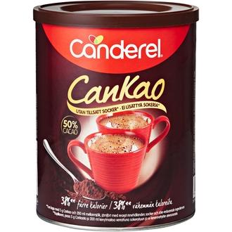 Canderel Cankao kaakaojuomajauhe sokeroimaton 250g kalorit ja ravintosisältö - 235 kcal